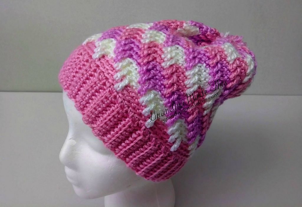 Apache Tears Slouch Crochet Hat - Grandma Made This