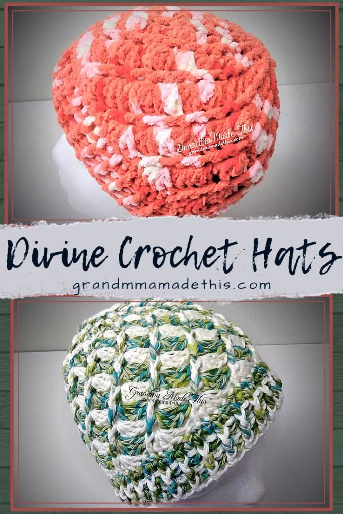 Textured Divine Crochet Hats