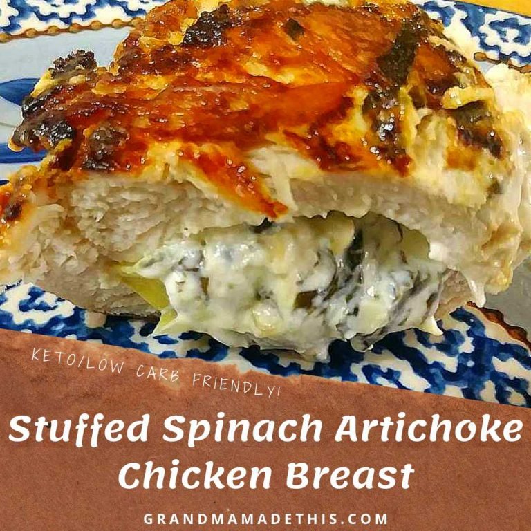 Stuffed Spinach Artichoke Chicken Breast