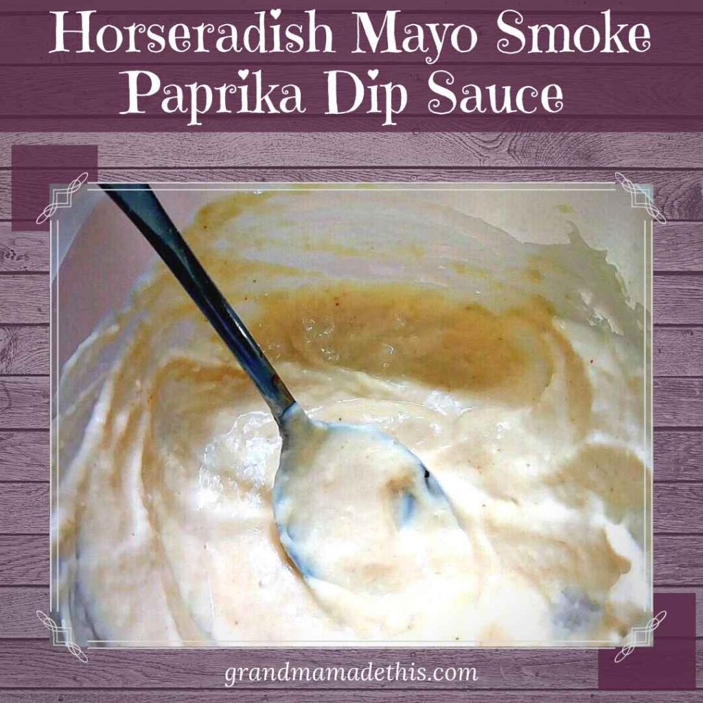 Horseradish Mayo Smoke Paprika Dip Sauce