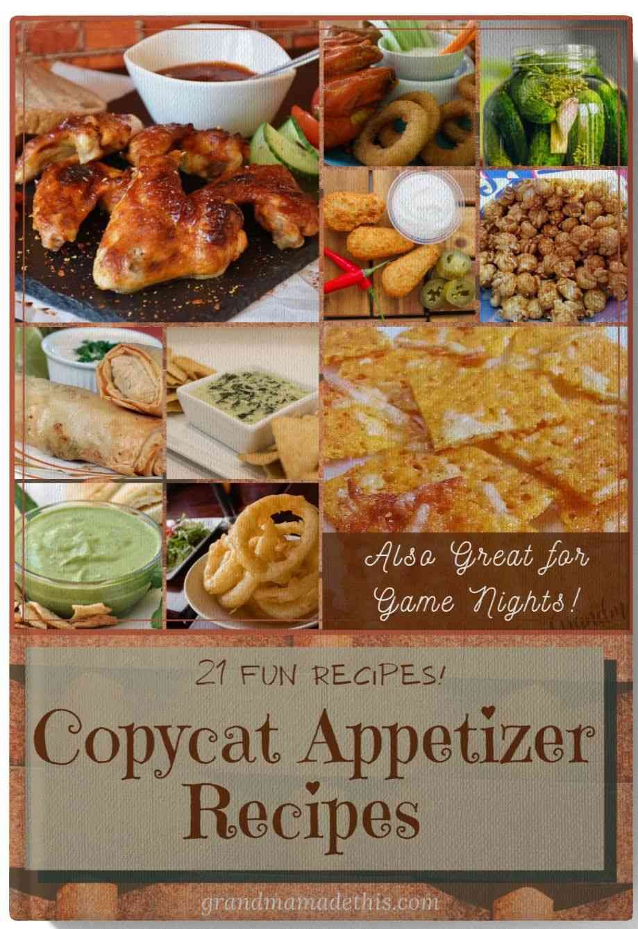 Copycat Appetizers ebook 4