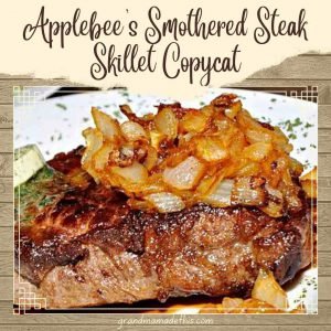 Applebee's Smothered Steak Skillet Copycat