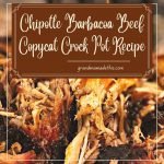 Chipotle Barbacoa Beef Copycat Crock Pot Recipe
