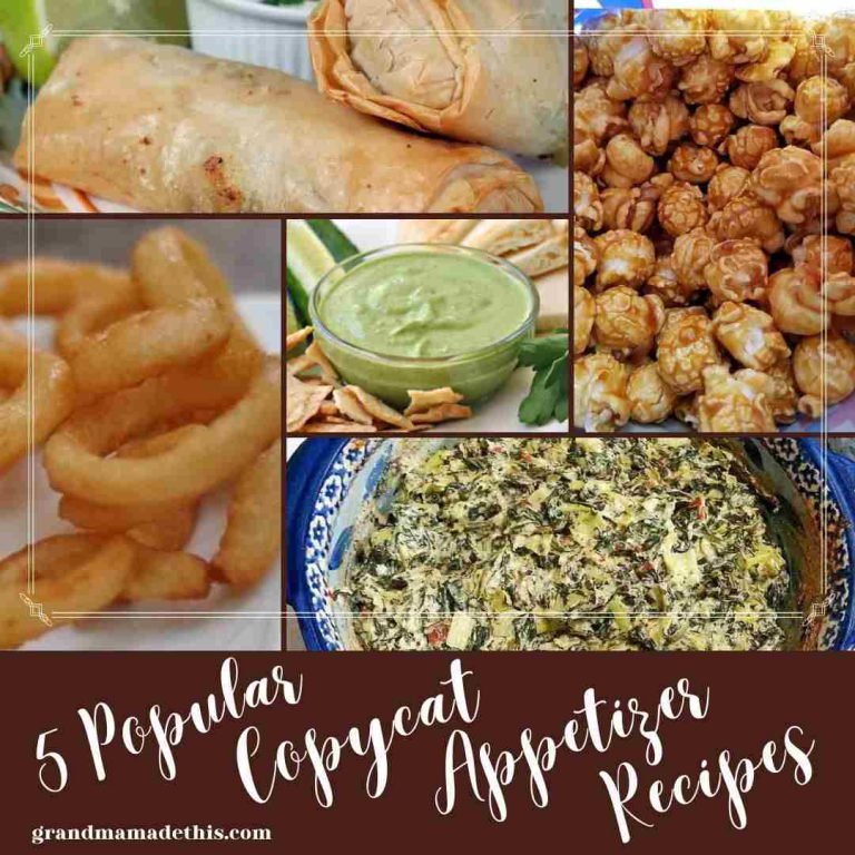 5 Popular Copycat Appetizer Recipes