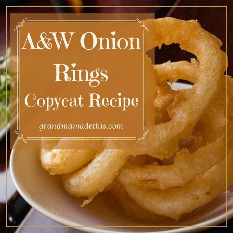 A&W Onion Rings Copycat Recipe