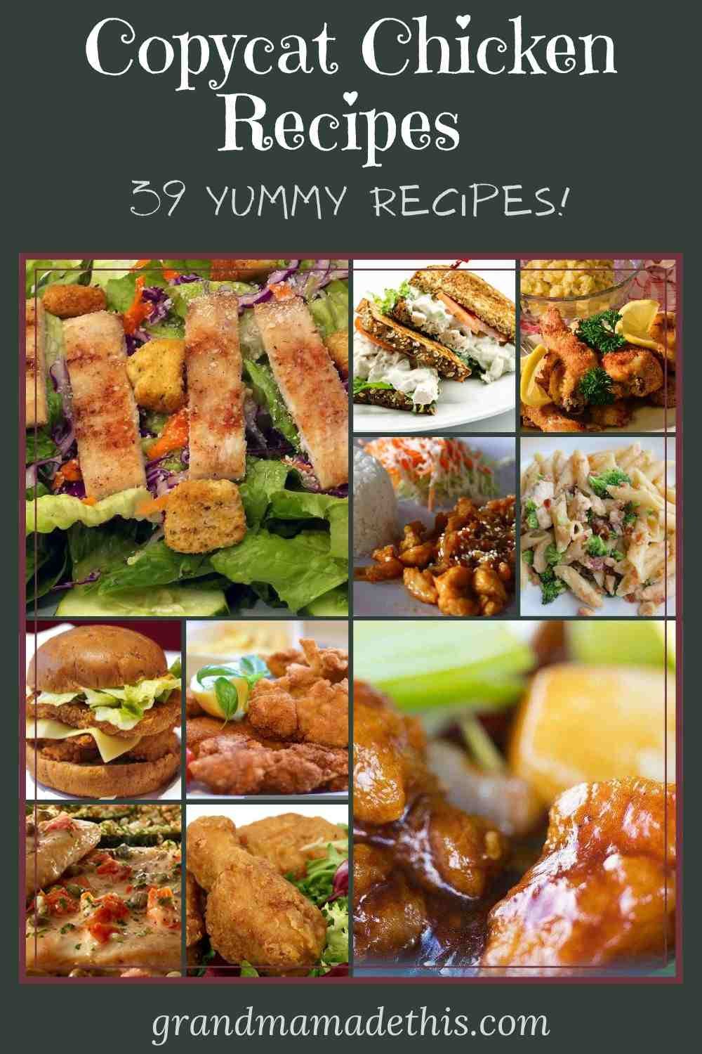 39 Yummy Chicken Copycat Recipes p