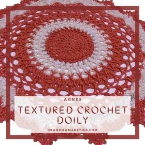 Agnes Textured Crochet Doily