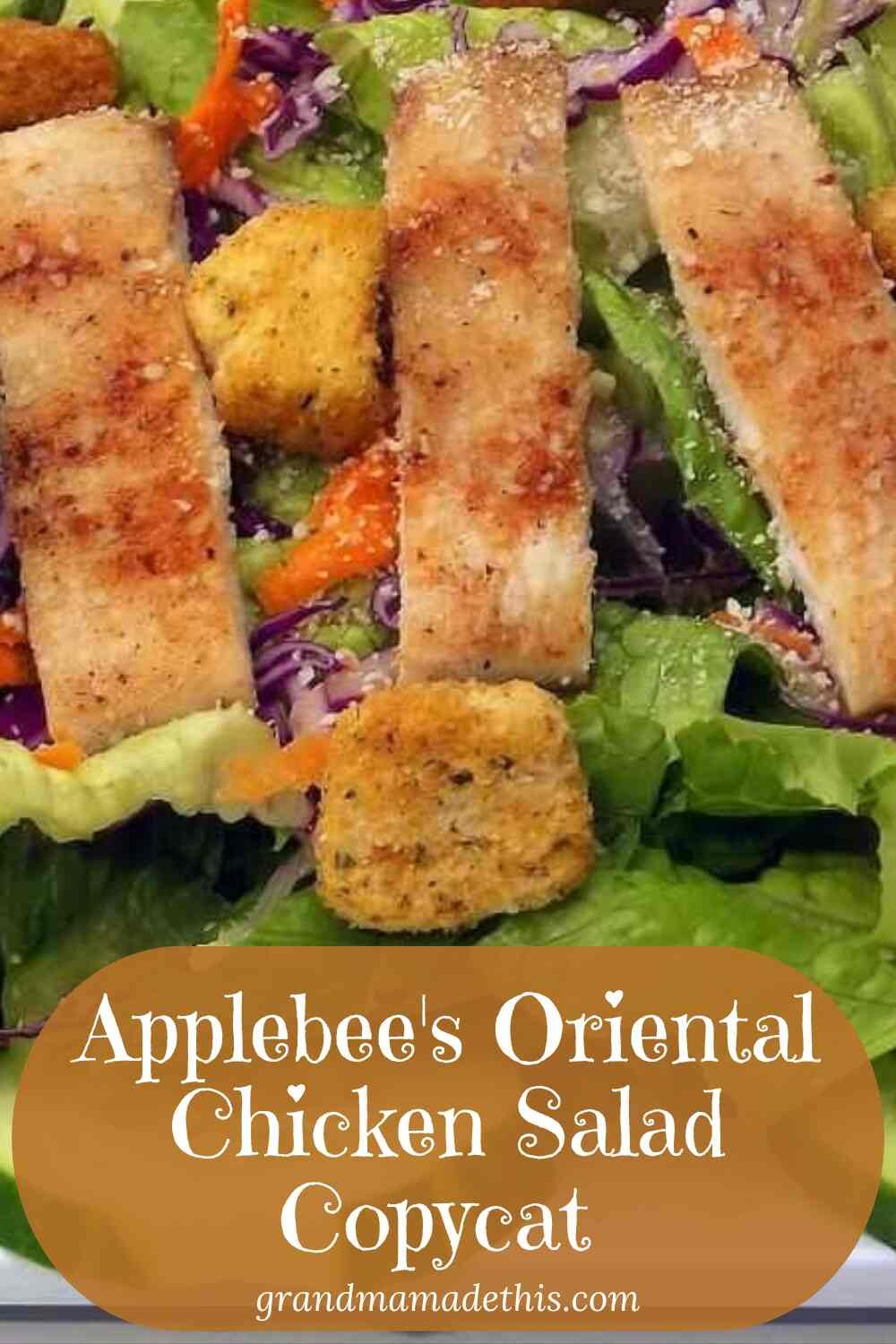 Applebee's Oriental Chicken Salad Copycat