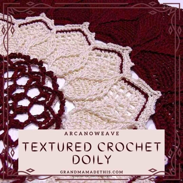 Arcanoweave Textured Crochet Doily
