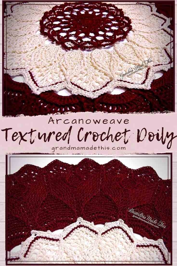 Arcanoweave Textured Crochet Doily
