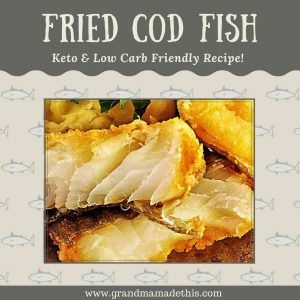 Fried Cod Fish Fillets